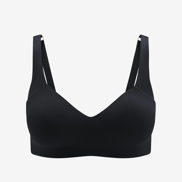 ThirdLove ComfortStretch Smoothing Wireless Bra Size MD+ black - Picture 2 of 5